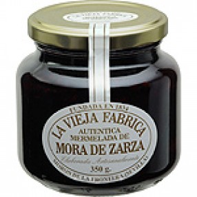 LA VIEJA FABRICA mermelada de mora de zarza frasco 350 grs